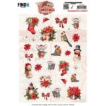Knipvel  - Yvonne Ceations - Floral Christmas- Small Elements