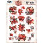 3D Knipvel  - Yvonne Ceations - Floral Christmas- Floral Presents