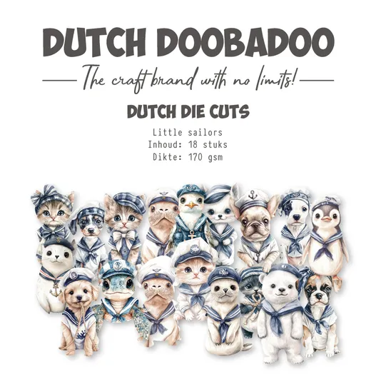 **-50%** Dutch Doobadoo –  Die cuts Waves of the Sea