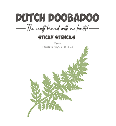 Dutch Doobadoo – Dutch Sticker stencil Fern
