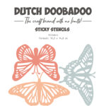 Dutch Doobadoo - Dutch Sticker stencil Butterfly