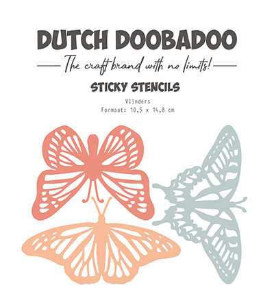Dutch Doobadoo – Dutch Sticker stencil Butterfly