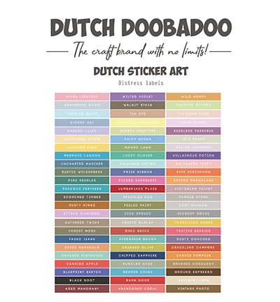 Dutch Doobadoo – Dutch Sticker Strips Oxide