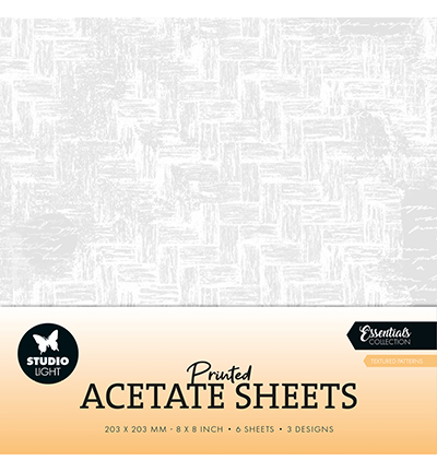 Studiolight – Acetate sheets Textured Patterns Essentials nr.11