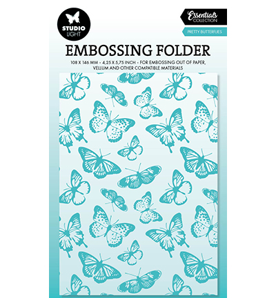 Studiolight – Embossingfolder Pretty Butterflies Essentials nr.26