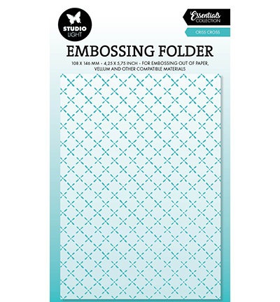 Studiolight – Embossingfolder Criss Cross Essentials nr.27