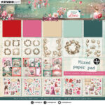 Studiolight -  Mixed Paper Pad Vellum, Unicolor & Elements Sending You Love nr.290