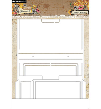 Studiolight – Stencil Memory Journal Sweet Bee Memories nr.06