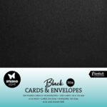 Studiolight -  Cards & Envelopes Black Consumables nr.11