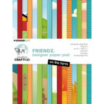 Studiolight -  Paper Pad On the Farm Friendz nr.308 Craftlab