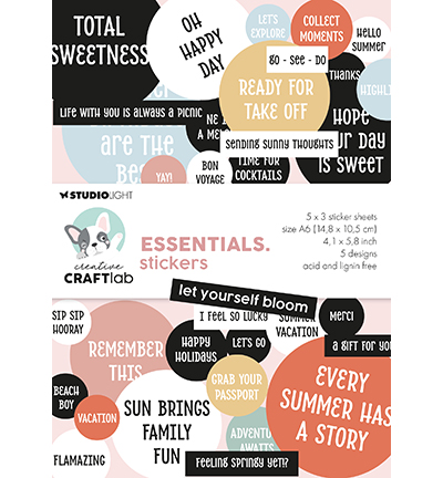 Studiolight – Stickers Let yourself bloom Essentials nr.44