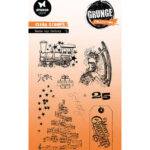 StudioLight - Clear stamp Santa toy factory Grunge Collection nr.843