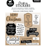 StudioLight - Sticker Pad X-mas sentiments Essentials nr.39