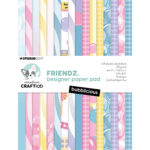 StudioLight CraftLab - Paperpad Designer Paper Pad Bubblicious Friendz nr.PP358