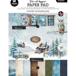 StudioLight - Uitdruk paperpad Winter Wonderland Essentials nr.PP345