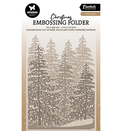 StudioLight CraftLab  – Embosfolder Forest background Essentials nr.EMB32