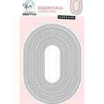 StudioLight CraftLab - Snijmal Nested ovals Essentials nr.  CD1050