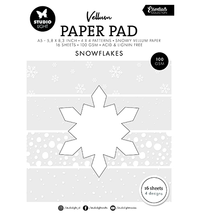 StudioLight – Vellum  Snowflakes Essentials nr. VPP329