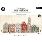 StudioLight - Uitdruk paperpad Village Christmas Village Essentials nr. PP348