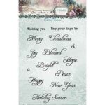 StudioLight - Clear Stamp  Holiday wishes Christmas Blush nr. STAMP884