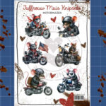 Juffrouw Muis Knipsel - Motor Muizen