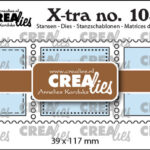 X-tra Stansen No. 103 3 postzegels in rij- Crealies