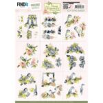 3D Cutting Sheet - Precious Marieke- Navy Elegance - Mini
