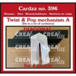 Cardzz stansen no. 396, Twist en Pop A Diagonaal voor 4 panelen