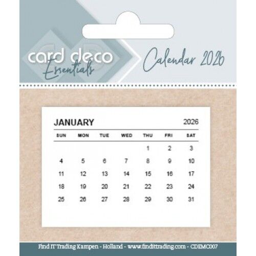 Card Deco Essentials – Calendar tabs