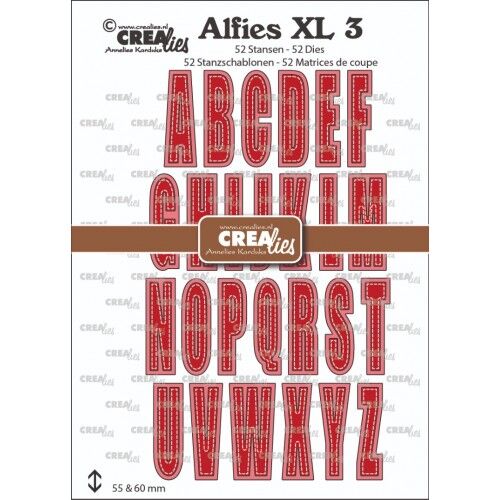 Alfies XL no. 3 Hoofdletters met schaduw