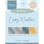 Marianne Design Cardstock, Cozy Winter - Metallics PA9214