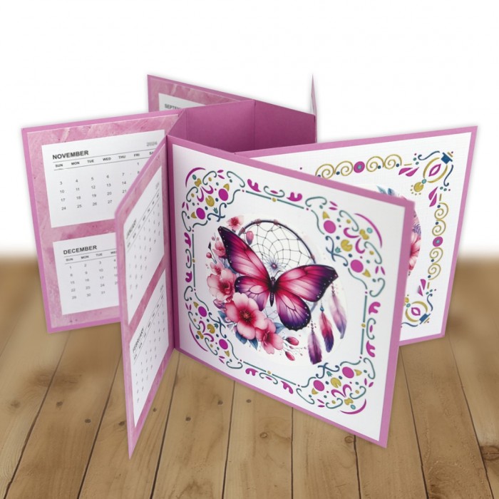 Hobbydots Pinwheel Calendar – Berries Beauties – Butterflies