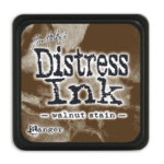 Ranger Distress Mini Ink pad - Walnut Stain Pad  - Tim Holtz  (TDP40279)