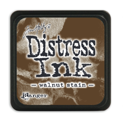 Ranger Distress Mini Ink pad – Walnut Stain Pad  – Tim Holtz  (TDP40279)