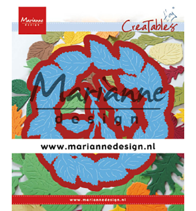 Marianne Design Snijmal – Tiny’s Leaves Wreath (OUTLET)