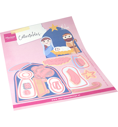 Marianne Design Snijmal – Collectable Nativity set by Marleen