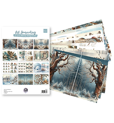 Marianne Design Paperpack – A4 Art Journaling Winterset by Fairybells