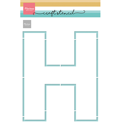 Marianne Design Stencil –  H-Letter