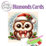 Diamond Cards, Christmas Owl 2