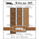 X-tra stansen no. 107, Rechte labels glad