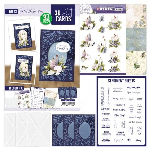 3D Velvet Cards A6 – The Best Christmas Ever