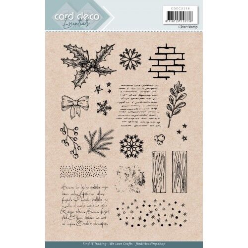Card Deco Essentials – Clear Stamps – Backgrounds – A5