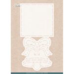 Stencil - Card Deco Essentials - Timeless Christmas - Timeless Bell Card A4