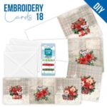 Stitch and Do Cards 18 - Yvonne Creations - Floral Christmas