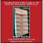 Zakdoosje / Cadeautasje (en voor advent) groot