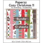 Crealies - Bundel: Paperzz Cozy Christmas (10x 1 vel)