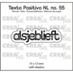 Crealies Snijmal -  alsjeblieft