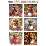 Scenery Push out - Berries Beauties - Cozy Cattle - Square