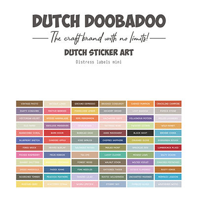 Dutch Doobadoo – Sticker Mini Distress labels 491.200.039