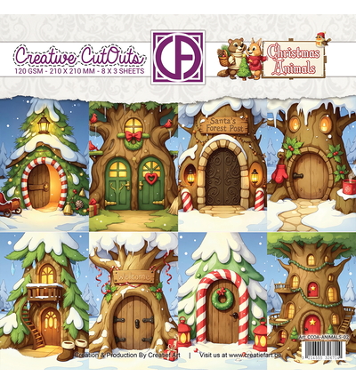 Paperpack – Christmas Animals 02 – Creatief Art